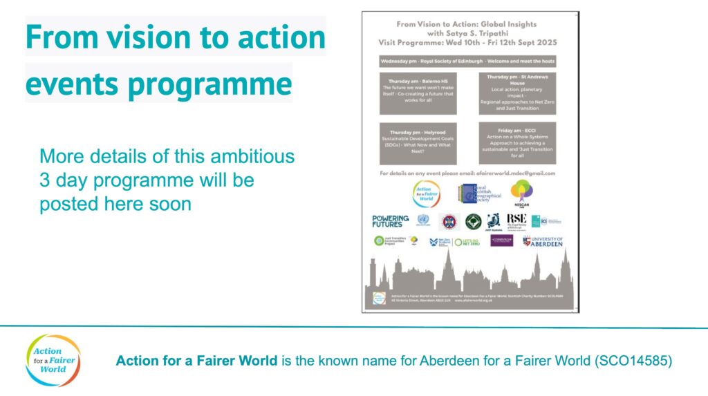 From vision to action – programme report